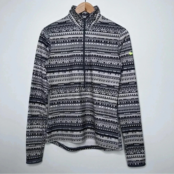 Nike Pro Dri Fit Warm 8 Bit 1/2 Zip Training Pullover Size Medium - Picture 2 of 9